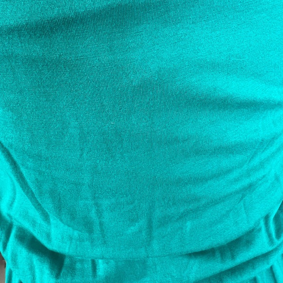 Teal coloured floor length maxi dress in size small - Picture 5 of 5